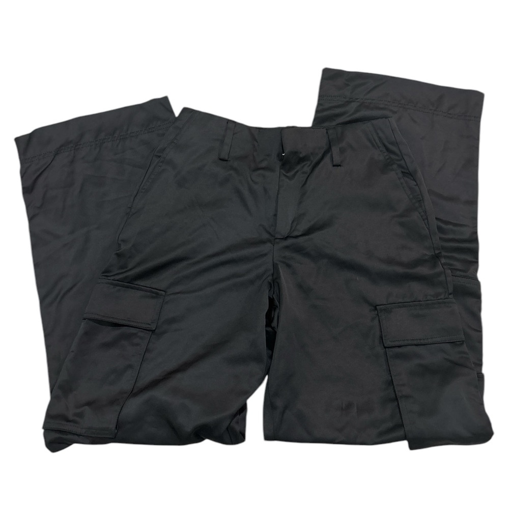 NWT Zara Satin Cargo Flare Pants sz Small